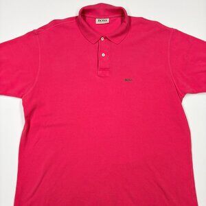 Boss Hugo Boss Men's Polo Shirt Sports Pink - Size 7 XL